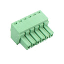 277-11284-ND, MVO 6 Pin 3.5mm Pitch PCB Green Pluggable Terminal Block Connector with Separate Screw Hole