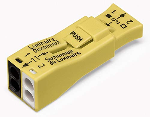 873-902-5PK, MVO WAGO 873-902 LUMI-Nuts® - PUSHWIRE® Connector for Luminaire Disconnect
