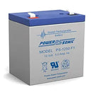 Rechargeable Sealed Lead Acid Battery PS-1250 12V 5.0AH @ 20-hr. 12V 4.5 AH @ 10-hr. (PS-1250F1)