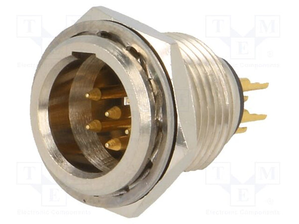 30-642-6, Calrad 6 Pin Mini Chassis Mount XLR Male Plug