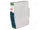 SDR-75-48, Meanwell 48Vdc 1.6A, 48 Volt DIN Rail Power Supply PFC, Peak Current 48V 1.6A, 75 Watts