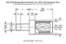 Cambion 450-3756-02-04-00, 500 Pack Swage Mount Sockets for 0.040" (1.02mm) Pins
