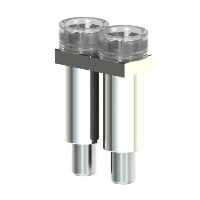 474 122-10PK, 10 Pack of 2 Pole Cross Connectors for AVK 2.5 Terminal Blocks