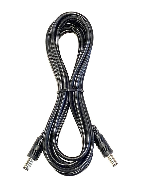 48-1042-15FT, 15 Foot Male to Male 2.1mm x 5.5mm Coaxial DC Power Cable ~ 22AWG
