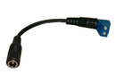 Philmore 48-1268, 2.5mm x 5.5mm Solderless DC Jack to Terminal Block ~ 2" Length