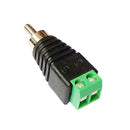 48-1293-5PK, Philmore 5 Pack of RCA Male Plup to Screw Terminal Adapters