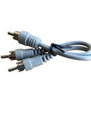 4040, Philmore 6 Inch 1 RCA Male Plug to 2 RCA Male Plugs Y-Cable