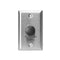 50LVC Lowell - 50W Mono Volume Control with 1-Gang Standard Stainless Steel Wall Plate & Black Knob