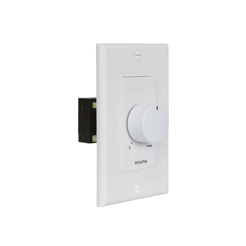 50LVC-DW Lowell - 50W Mono Volume Control with 1-Gang Decorator Wall Plate, White