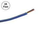 A18-06-25 25FT 18AWG BLUE Stranded Automotive Hook Up 50V Wire ~ 80C J1128