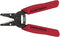 11046, Klein Wire Stripper, Wire Cutter, Made in USA, Stripping / Cutting Tool for 16-26 AWG Stranded, Compact Nose with Precision-ground Stripping Holes