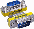 AD-LGC-9MM-P, Pan Low Prof Gender Changer DB9 Male to Male