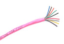 10' Anicom 5170-PINK, 10 Conductor 22 Gauge Unshielded Cable 10C 22AWG CL3R/CMR