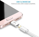Micro to C USB Micro USB to USB C Adapter  Micro USB Female to USB-C Male OTG Adapter Fast Charging Compatible with iPhone 15 Pro Plus, Samsung Galaxy, Type-C Phones, Tablets