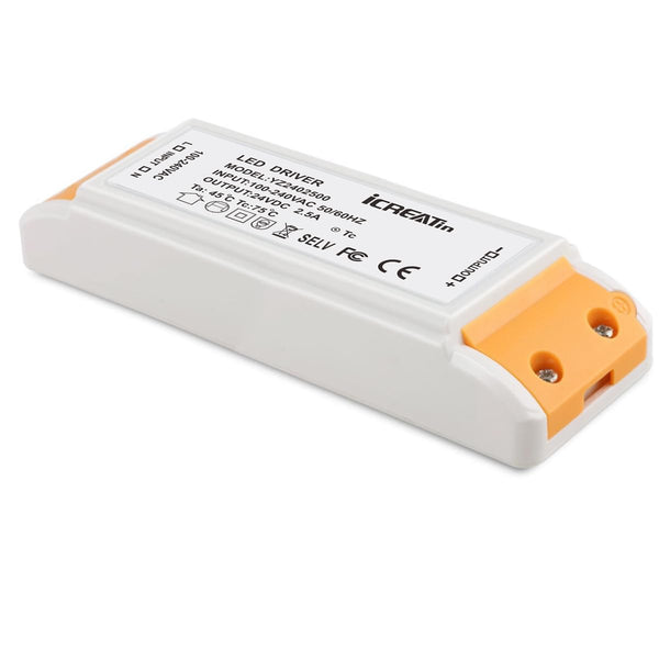 YZ2402500, MVO  24V LED Driver 60 Watts Power Supply Adapter, 110V AC to DC24V 5A