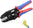 Flag Crimper 12-10, MVO Crimping Tool for Insulated Flag Terminals - Ratcheting Wire Crimpers -12-10AWG (4-6mm²) - Ratchet Terminal Crimper - Electrical Crimping Tool