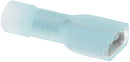 ,81FDFNYD2-187-25pk. Qual Fully Nylon Insulated Female Disconnect, 16-14 Wire Size, 0.187" x 0.032" Tab Size
