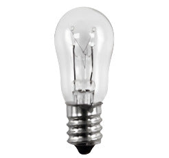 10S-6 120V,MvO  Bulbs, 120 V, 10 W, E12 Base, S-6 shape