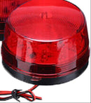 HAA40R, Vell 12V Red LED Strobe Beacon Emergency Alarm Warning Flashing Light Signal Lamp Security Alarm for Car Truck Bus (Red)