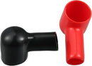 BAT BOOT Small, MVO Battery Terminal Boots Insulating Rubber Covers Red Black Cable Lug Protector Cover Lug Caps for Car Marine