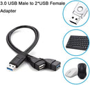 USB SPLITTER M-2F, MVO USB 3.0 Female to Dual USB Male Splitter Cable