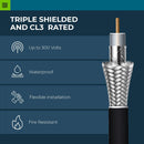 LMR400-FT,  50-ohm Black Coax Cable - Low Loss Coaxial LMR®400