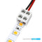 LED 10mm 2 pin coupl-5pk, MVO Solderless Led Tape Light Conn Screw Terminal Blocks 2 Pin 10mm