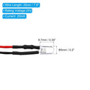 MV24VLED5M-Warm White, MVO  5mm LED Diode Light, 24V DC Pre Wired Tiny LED Lights Bulb Light-Emitting Lamp for RC DIY Indicator Lighting, Warm White Light