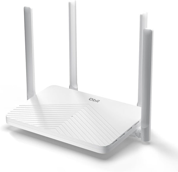 MVTL-WR841N DBIT AC1200 Gigabit WiFi Router 2.4GHz +5GHz Dual Band MU-MIMO Wireless Internet Router, 4 x 10/100/1000Mbps Ethernet Ports, 4 x 5dBi Antennas, Support Router, AP, Repeater Mode, EasyMesh