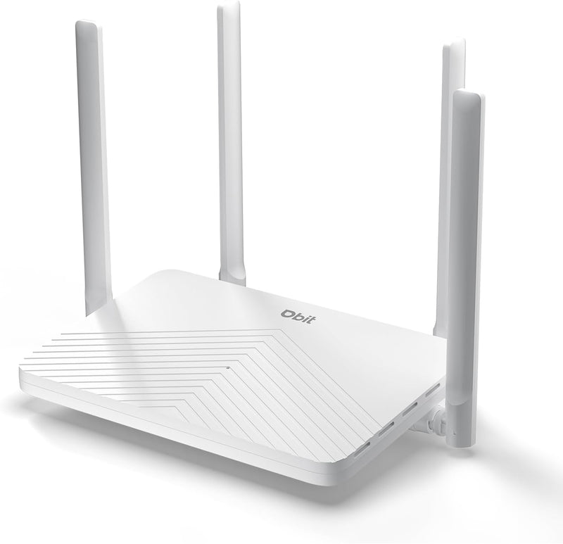 MVTL-WR841N DBIT AC1200 Gigabit WiFi Router 2.4GHz +5GHz Dual Band MU-MIMO Wireless Internet Router, 4 x 10/100/1000Mbps Ethernet Ports, 4 x 5dBi Antennas, Support Router, AP, Repeater Mode, EasyMesh