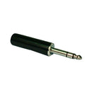 524WT, Philmore 0.206" 3 Conductor Aircraft Headset Microphone Plug (NOT 1/4")
