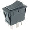 NTE 54-229W DPDT ON-OFF-ON Non-illuminated Waterproof Rocker Switch 21A@14V DC