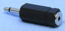 Philmore 544A, 3.5mm (1/8") Mono Plug to 2.5mm Sub-Mini Mono Jack Audio Adapter