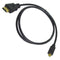 55-645-6  HDMI Micro Type D Male to HDMI Type A Male Cable, 6 Ft. Long