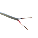 25' Belden 5520UE 2 Conductor 22 Gauge SOLID Unshielded CMR Riser Cable 2C 22AWG