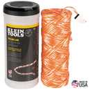 56108, Klien (4) Wire Pulling Line w/Orange Tracer, Polypropylene, 500'