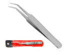 563TW-CH 3" Mini Stainless Steel Curved Tweezer,