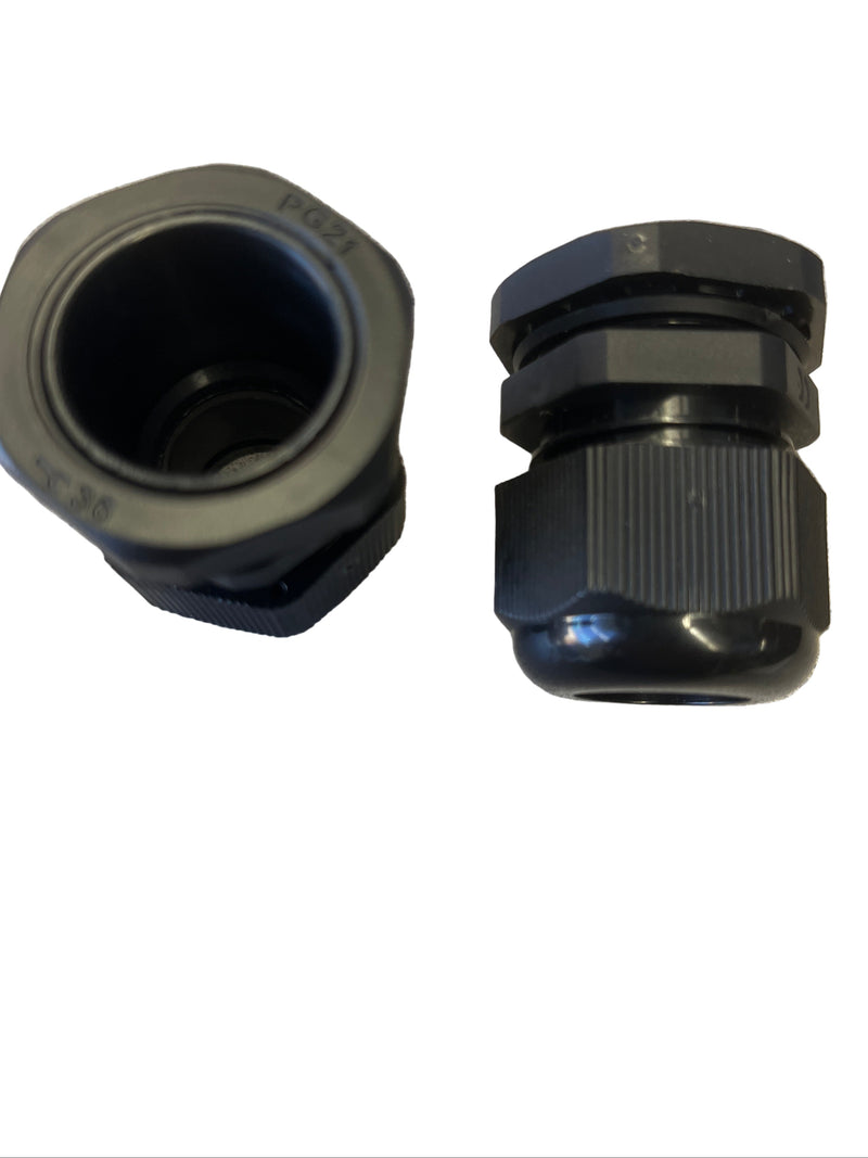 PG21/12.5-18MM-2pk, qual WP Cable Gland 1-1/4" 12.5x18mm