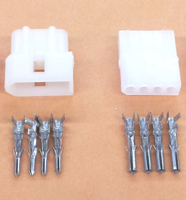 61-504, Philmore 4 Contact 0.093'' Molex Type Male & Female Set
