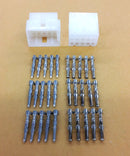 1 Pair of 15 Circuit Molex 0.062" Male and Female Connectors with Pins