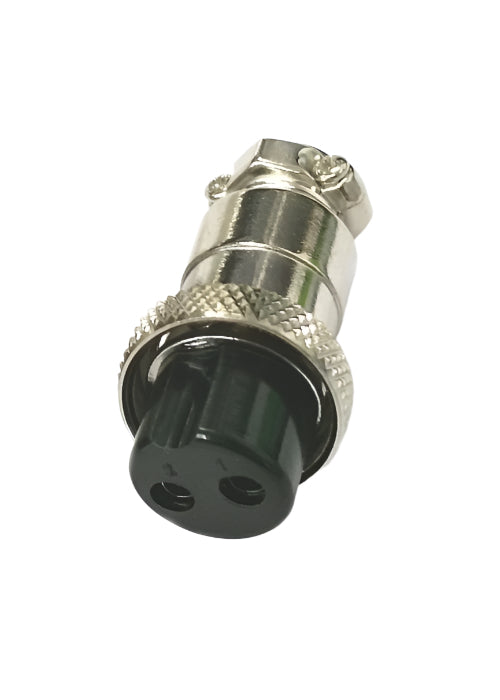 61-602, 2 Pin Female In-Line CB Mic or Ham Radio Microphone Connector