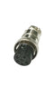 61-606, 6 Pin Female In-Line CB Mic or Ham Radio Microphone Connector
