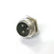 61-623, 3 Pin Male Chassis Panel CB Mic or Ham Radio Mobile Microphone Connector