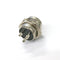 61-623, 3 Pin Male Chassis Panel CB Mic or Ham Radio Mobile Microphone Connector
