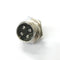 61-624, 4 Pin Male Chassis Panel CB Mic or Ham Radio Mobile Microphone Connector