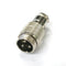 61-633, 3 Pin Male In-Line CB Mic or Ham Radio Mobile Microphone Connector