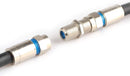 FC67R, Philmore F81 Nickle Barrel Connectors High Frequency 3GHz Female to Female F-Type Adapter Couplers