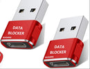 USB A to C Data Blocker, MVO C type Data Blocker Only for Charge, Protect Against Juice Jacking, Refuse Hacking Provide Safe