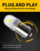 BA9SLED-W  , MVO White 3893 LED Bulb White, Super Bright Canbus Error Free 12 Volt