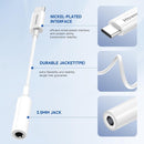 30UC-C3.5mm 6" USB-C to 3.5mm Headphone Jack Adapter, Type-C to 3.5mm Aux Adapter Compatible with iPhone 15/15 Pro/15 Pro Max/15 Plus, Samsung Galaxy S22/S21/S20...